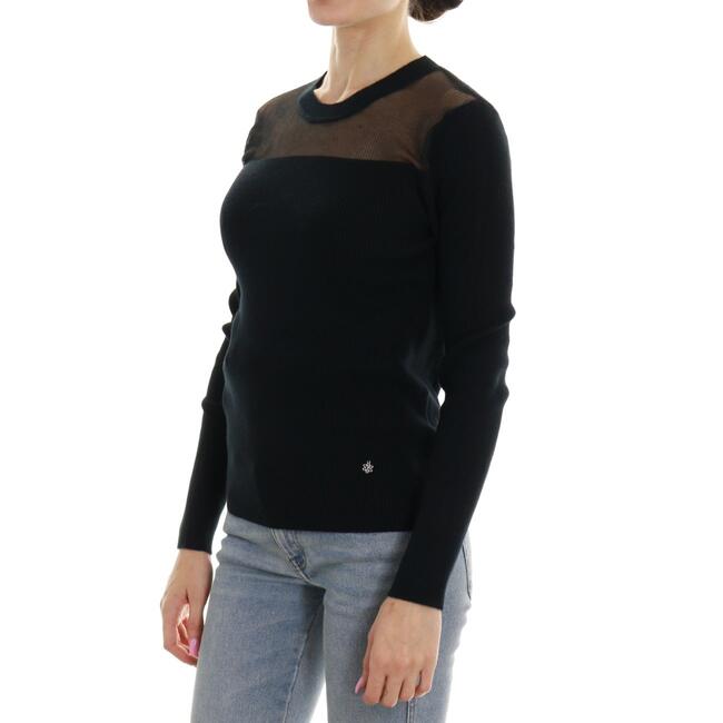 MAGLIA CON TRASPARENZA FRESH FLOWER - Mad Fashion | img vers.650x/